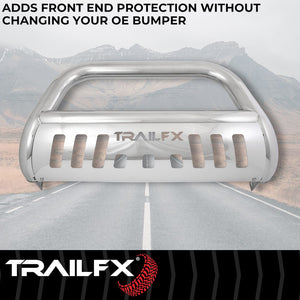 Product of TrailFX B0044S Bull Bar  with skid plate 