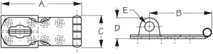 Product of Sea Dog 221130-1 Dock Hardware & Fasteners