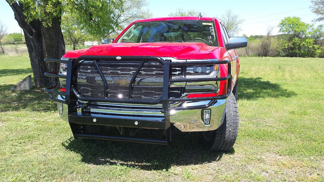 Frontier Truck Gear 200-21-4011 Grille Guard||200-21-4011ggwithsensorsdriverquarterview.Jpg||86||fro200214011||1475076