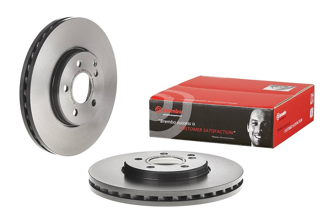 Product of Brembo 09A44711C02 Vented 1 Piece Brake Rotor 