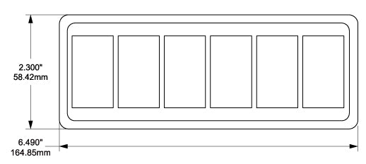 Blue Sea 8260-Bss Switch Plate Cover Mounting Bracket||8260-Bss_2.Jpg||87||b6z8260bss||1141523