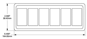 Blue Sea 8260-Bss Switch Plate Cover Mounting Bracket||8260-Bss_2.Jpg||87||b6z8260bss||1141523