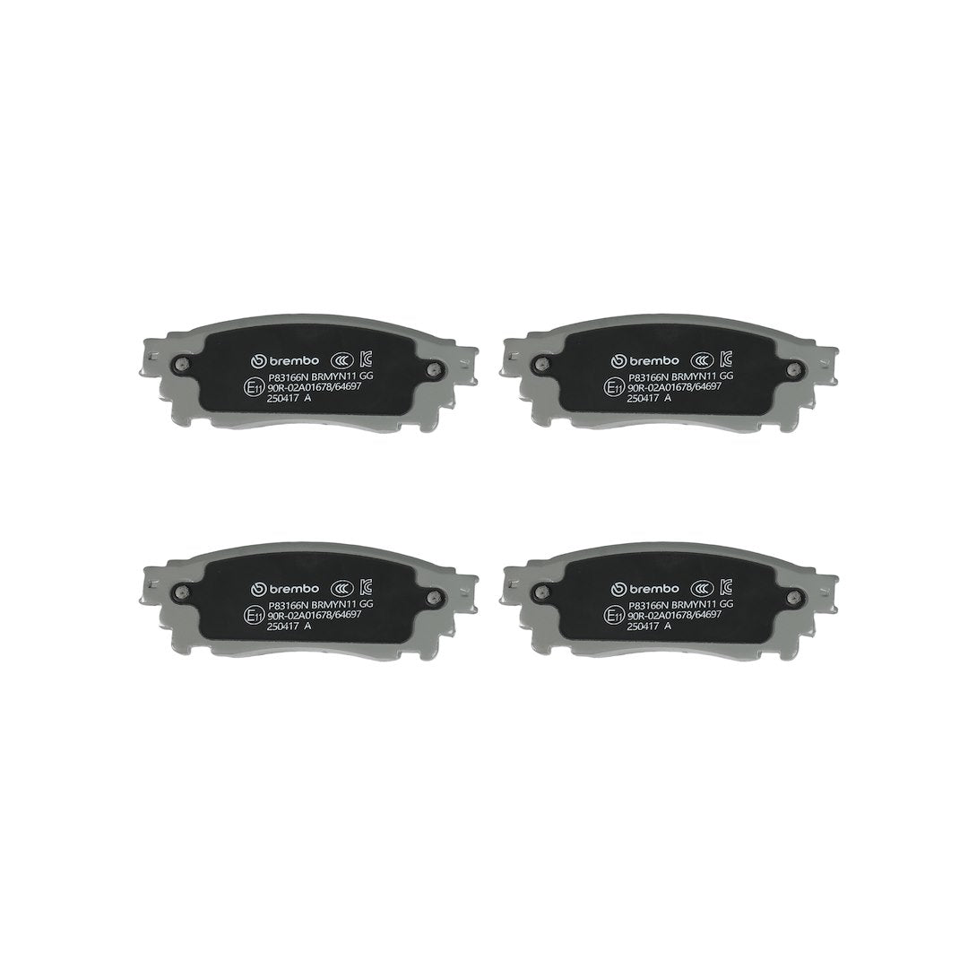 Brembo P83166n Brake Pad||p83166n_Bac.Jpg||87||brmp83166n||1754184