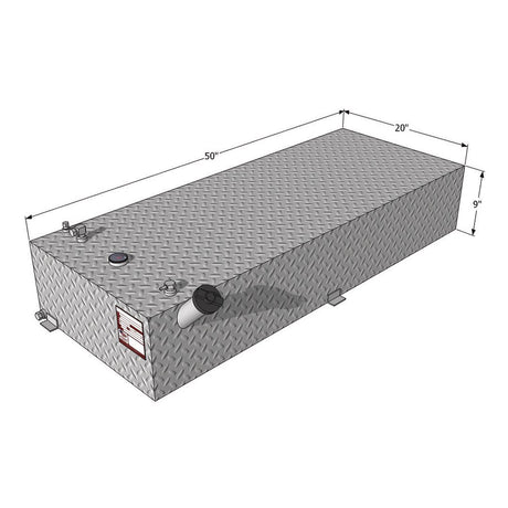 Product of RDS Tanks 71804 Rectangular 33 Gallon Auxiliary Fuel Tank 