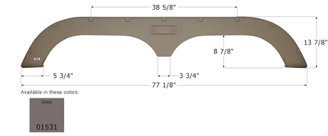 Product of Icon 01531 Fender Skirt