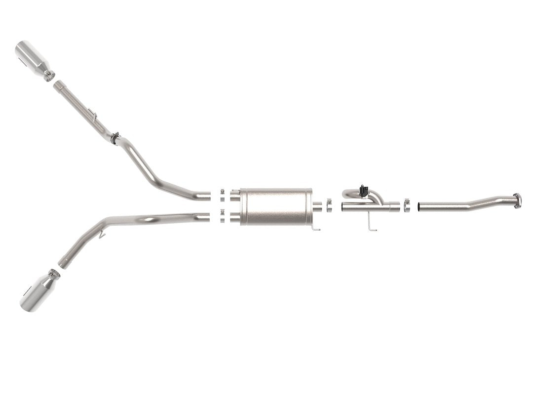Product of Advanced FLOW Engineering 49-33123-P Gemini XV Cat-Back System Single Exhaust System Kit 