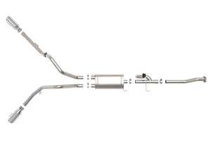 Product of Advanced FLOW Engineering 49-33123-P Gemini XV Cat-Back System Single Exhaust System Kit 