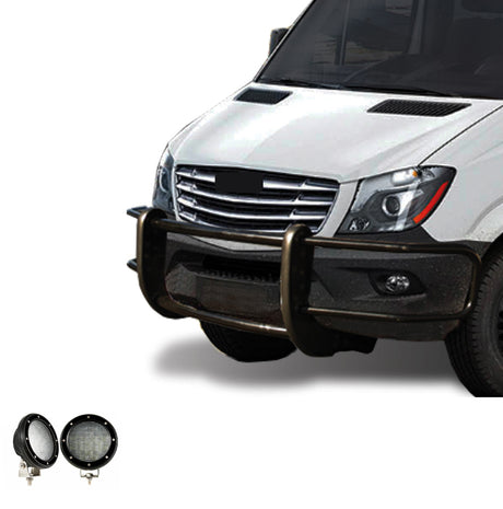 Product of Black Horse Offroad 17D501MA-PLFB Grille Guard  