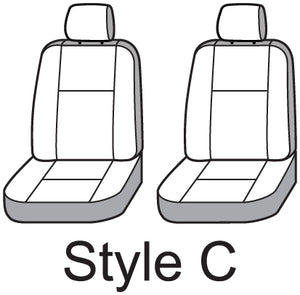 Product of Covercraft SSC2589COBK Carhartt® SeatSaver® Black 1000 Denier Cordura Nylon Seat Cover 