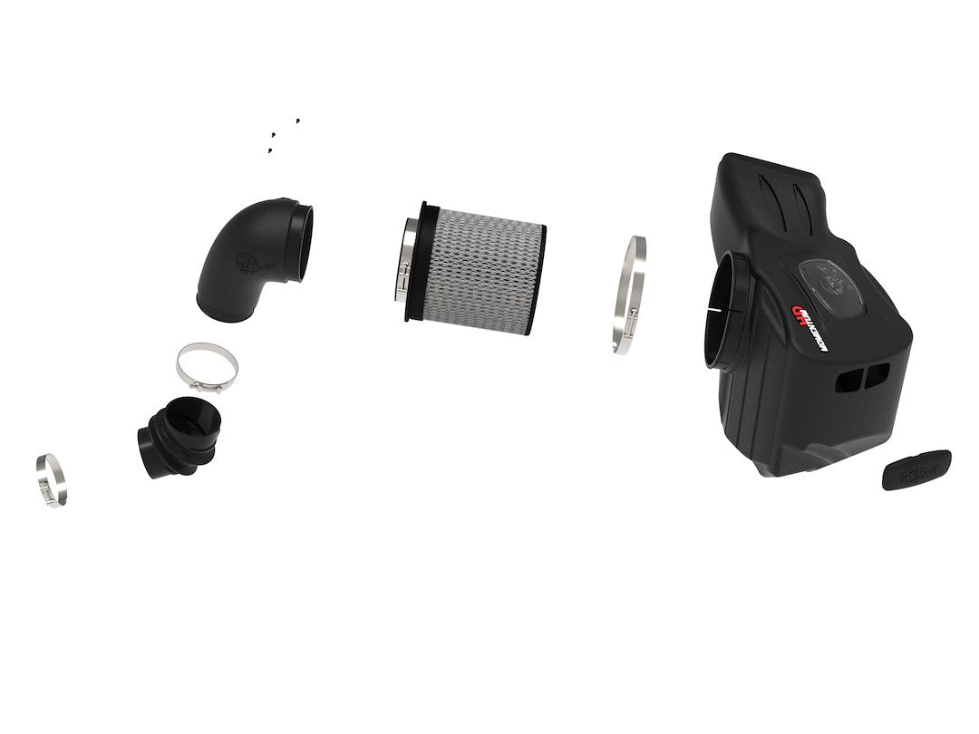 Product of Advanced FLOW Engineering 50-70051D Matte Street Cold Air Intake w/ White Filter 