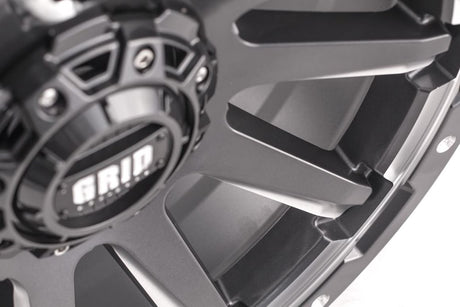 Product of Grid Wheels 18x9 Black With Natural Accents Wheel - Not Applicable Bolt Pattern 