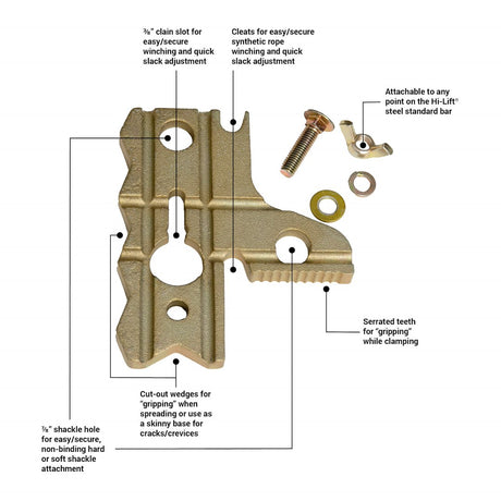 Hi-Lift Jack Wcsa-101 Jack Spreader Attachment||wcsa-101_1.Jpg||86||h12wcsa101||1181325