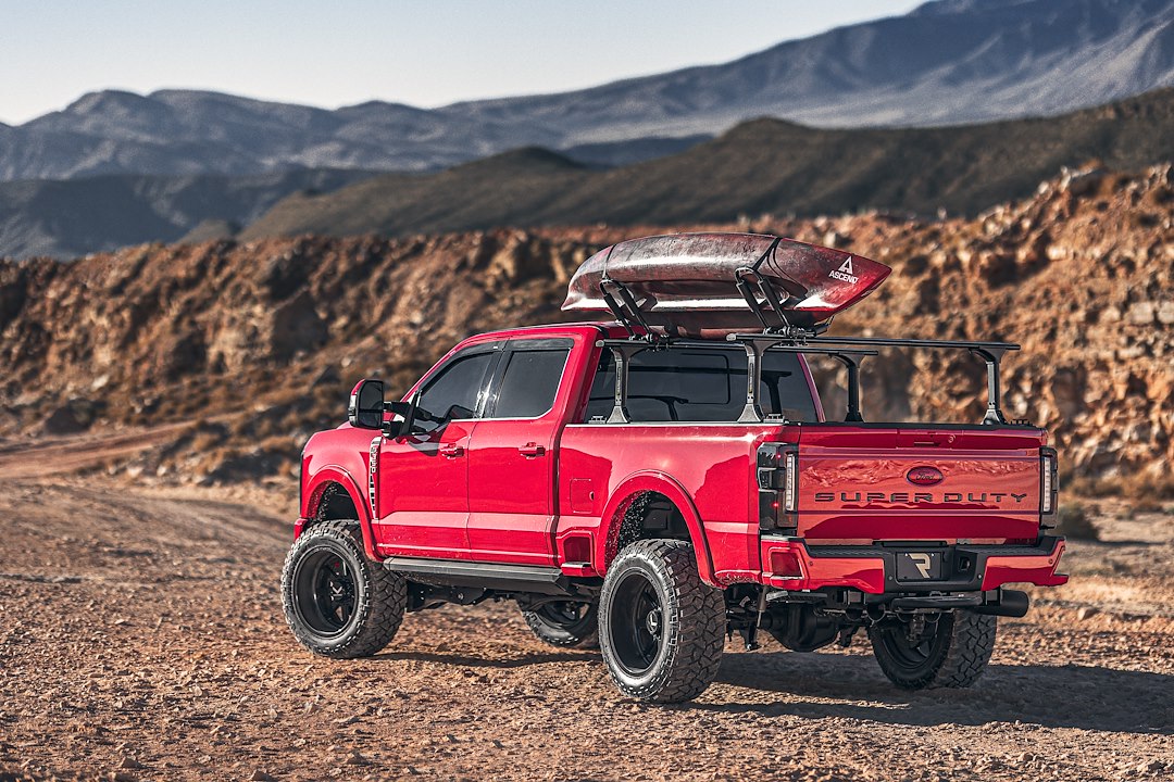 Truxedo 1707212 Kayak Carrier||amp-Powerstep-Xl-2023-Ford-Superduty-Red-Sema-Lifestyle03.Jpg||94||t701707212||1701864