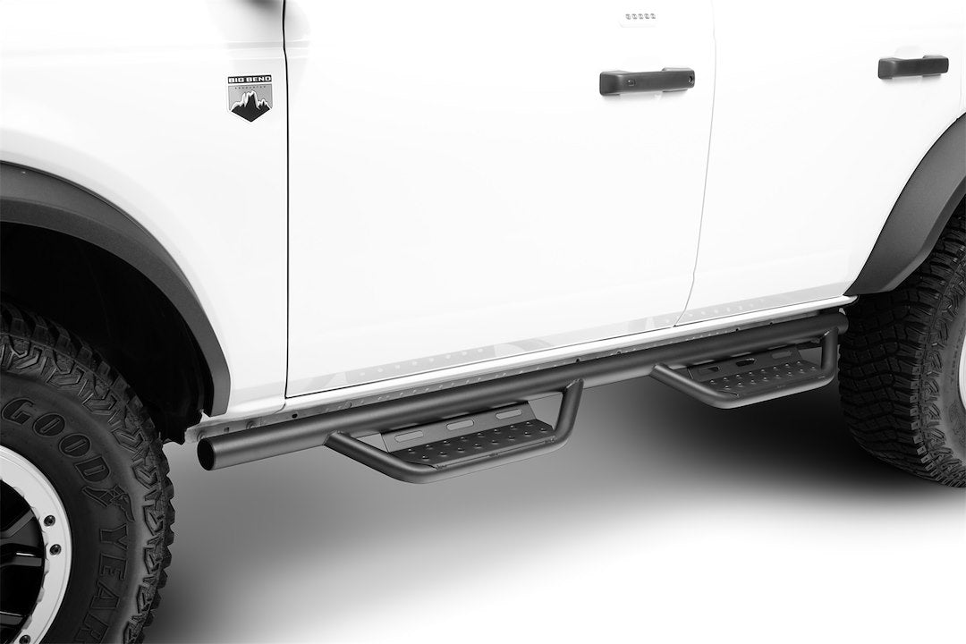 Product of N-Fab 321417212 RS Series Nerf Bar With Drop Down Steps 