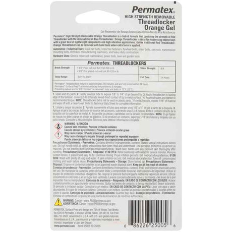Permatex 25005 Thread Sealant||25005_1.Jpg||86||p1325005||920534