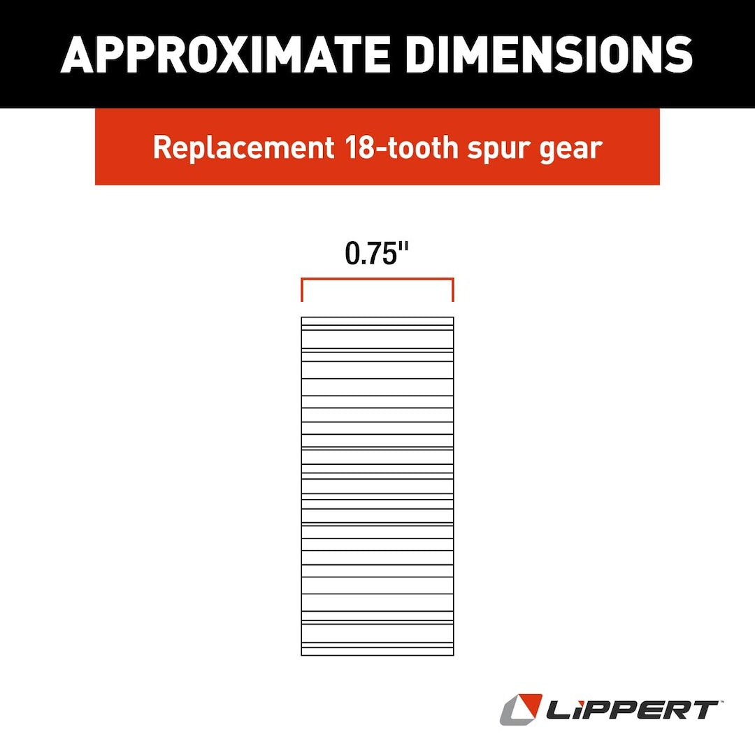 Product of Lippert Components 122739 Slide Out Gear