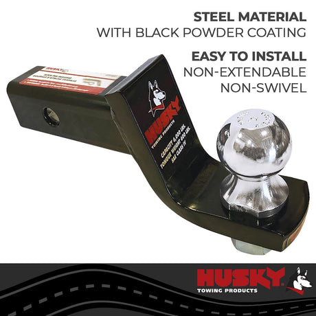 Product of Husky Towing 31367 2 Inch Receiver Trailer Hitch Ball Mount 