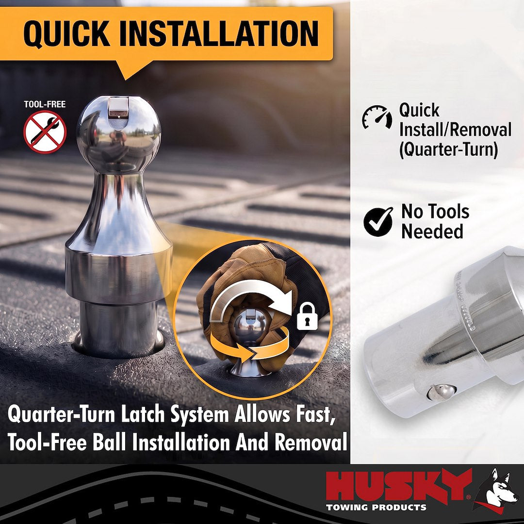 Husky Towing 33215 Gooseneck Trailer Hitch Accessory Kit||hus_33215_Gooseneck Hitch Anchor Kit_B2c_6.Jpg||90||hus33215||2272333