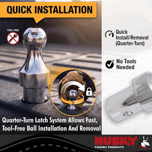 Husky Towing 33215 Gooseneck Trailer Hitch Accessory Kit||hus_33215_Gooseneck Hitch Anchor Kit_B2c_6.Jpg||90||hus33215||2272333