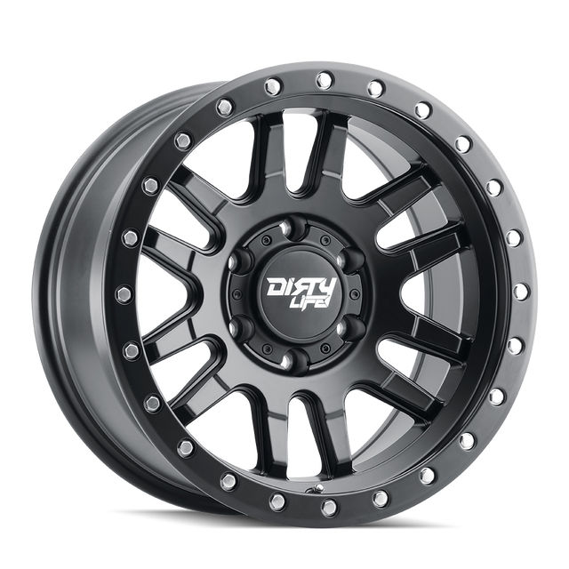 Product of Dirty Life Race Wheels 17x9 Black Wheel - 6x5.50 Bolt Pattern 