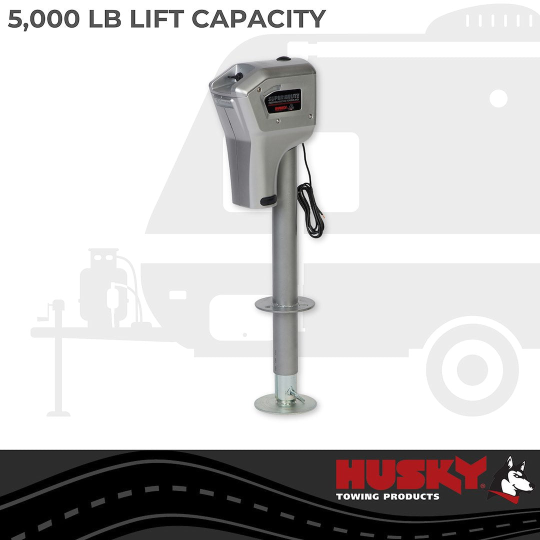 Product of Husky Towing 82022 5000 Pound Electric Trailer Tongue Jack 