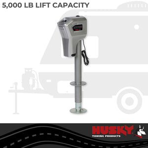 Product of Husky Towing 82022 5000 Pound Electric Trailer Tongue Jack 