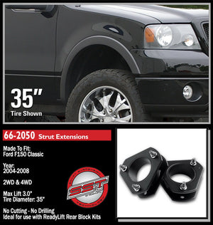 Readylift 66-2050 Leveling Kit Suspension||66-2050fordf1502004-20082wd4.Jpg||86||r90662050||1348777