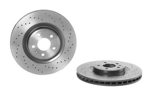 Product of Brembo 09B0391XC02 Xtra Vented Cross Drilled 1 Piece Brake Rotor 