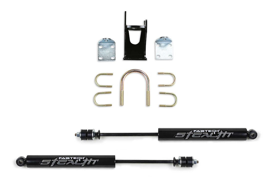 Product of Fabtech Motorsports FTS8046 Dual Monotube Steering Stabilizer 