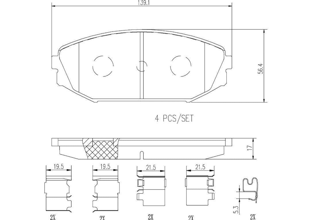 Brembo P28049n Brake Pad||p28049n_2.Jpg||86||brmp28049n||2091699