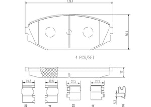 Brembo P28049n Brake Pad||p28049n_2.Jpg||86||brmp28049n||2091699