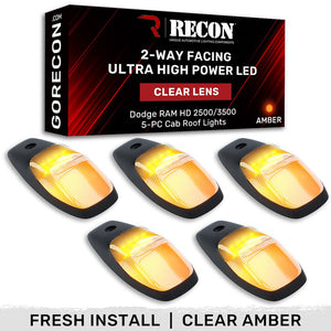 Recon Accessories 264345clhpam Roof Marker Light||264345clhpam_12.Jpg||95||r894345clhpam||1698995