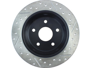 Product of Stop Tech/ Power Slot 127.67043R SportStop ® Drilled And Slotted Drilled And Slotted 1-Piece Brake Rotor 