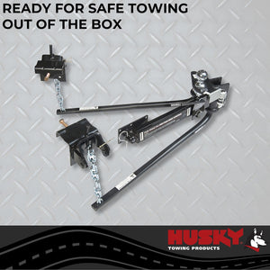 Product of Husky Towing 33093 12000 Pound Round Bar Weight Distribution Hitch 