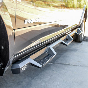 Product of Westin Automotive 56-534345 Black Powder Coated Square Nerf Bar - Truck Wheel To Wheel 