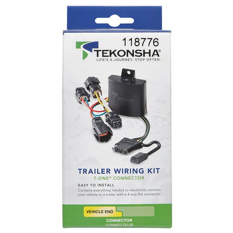 Product of Tekonsha 118776 Vehicle End 4 Flat Trailer Wiring Connector 
