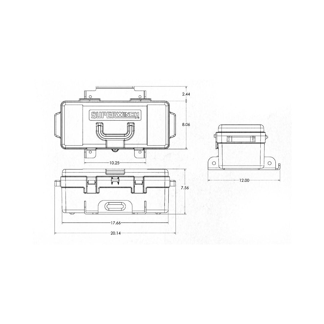 Product of Superwinch 1140222 4000 Pound ATV/ UTV Winch 