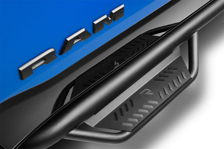 Product of N-Fab HPD10103CC-6-TX Black Textured Round Nerf Bar - Truck Wheel To Wheel 