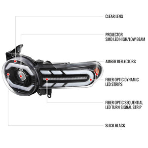 Spec-D Tuning 2lhe-Fj07jm-Sq-Rs Headlight Assembly||2lhe-Fj07jm-Sq-Rs_7.Jpg||92||sdt2lhefjjmsq||1563581