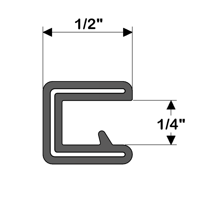 Taco V30-1008b25-1 Boat Edge Trim||v30-1008b25-1_1.Png||87||t9a301008b251||1159983