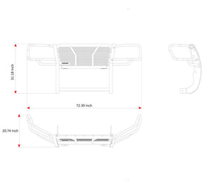 Black Horse Offroad Ru-Tota05-B-Plfr Grille Guard||ru-Tota05-B-Plfr_11.Jpg||95||blkota05bplfr||2238905