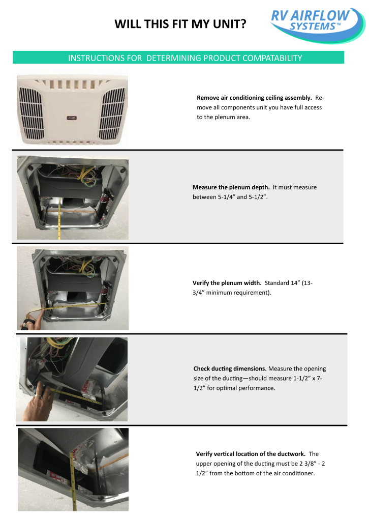 Product of Rv Airflow Systems Rvaf-M3-Kit Air Conditioner Air Flow System