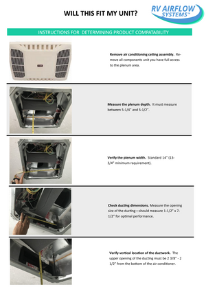 Product of Rv Airflow Systems Rvaf-M3-Kit Air Conditioner Air Flow System