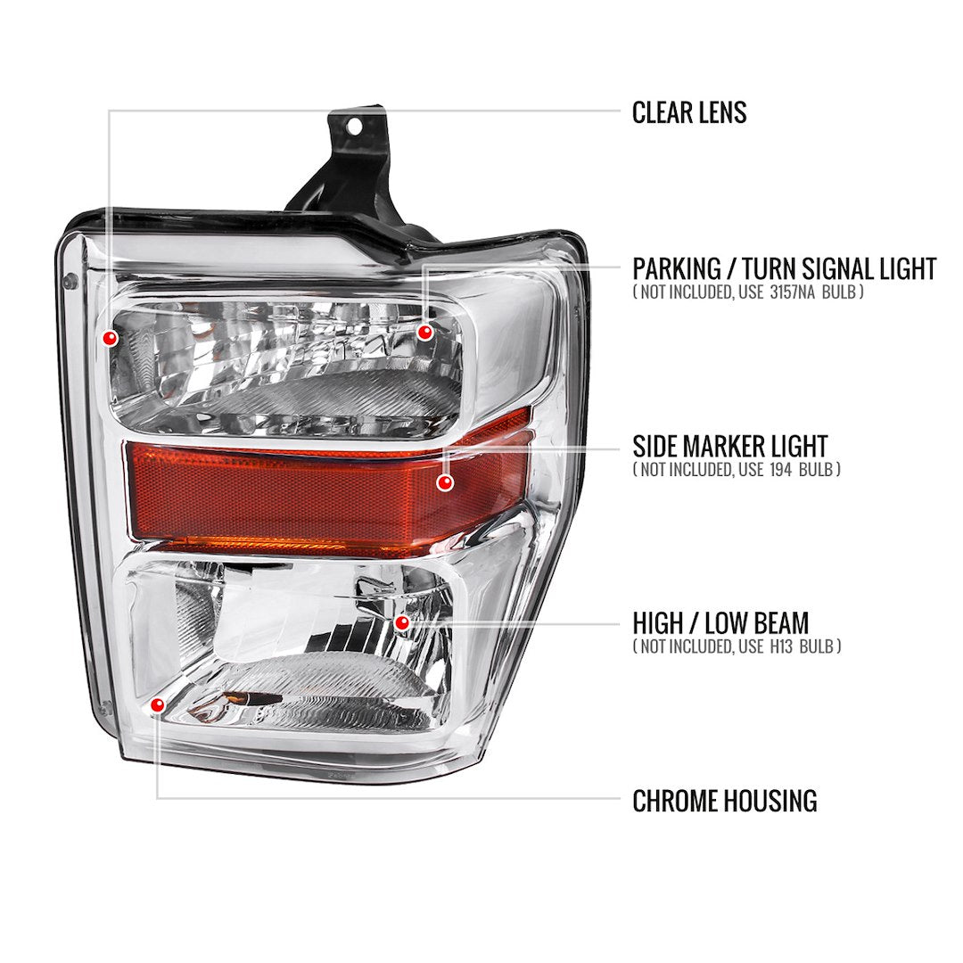 Spec-D Tuning 2lh-F25008-Rs Headlight Assembly||2lh-F25008-Rs_7.Jpg||92||sdtlhf25008rs||1563784