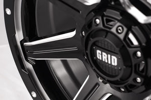 Product of Grid Wheels 20x9 Black With Natural Accents Wheel - Not Applicable Bolt Pattern 