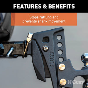 Curt 22325 Trailer Hitch Receiver Tube Anti Rattle Bracket||22325_3008x1990_Fb.Jpg||87||c9322325||915067