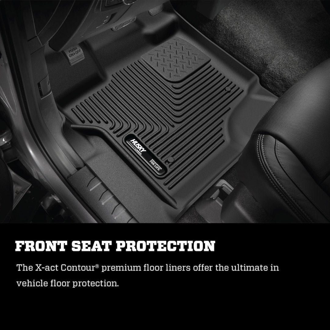 Product of Husky Liner X-act Contour™ 53498 Black Thermoplastic Elastomer (TPE) Floor Liner 