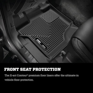 Product of Husky Liner X-act Contour™ 53498 Black Thermoplastic Elastomer (TPE) Floor Liner 