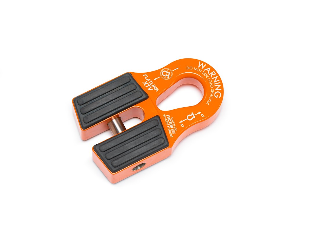 Factor 55 00070-07 Winch Cable Shackle Mount||00070-07 - Flatlink_Orange_Xtv.Jpg||85||fac0007007||1005578