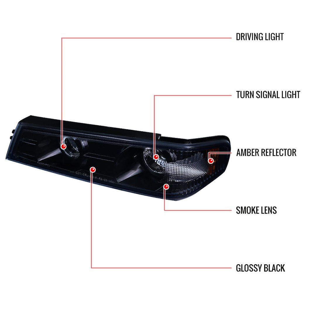 Spec-D Tuning 2lclhp-Col04hg-Tm Headlight Assembly||2lclhp-Col04hg-Tm_2.Jpg||87||sdtclhcol4hgt||1563701